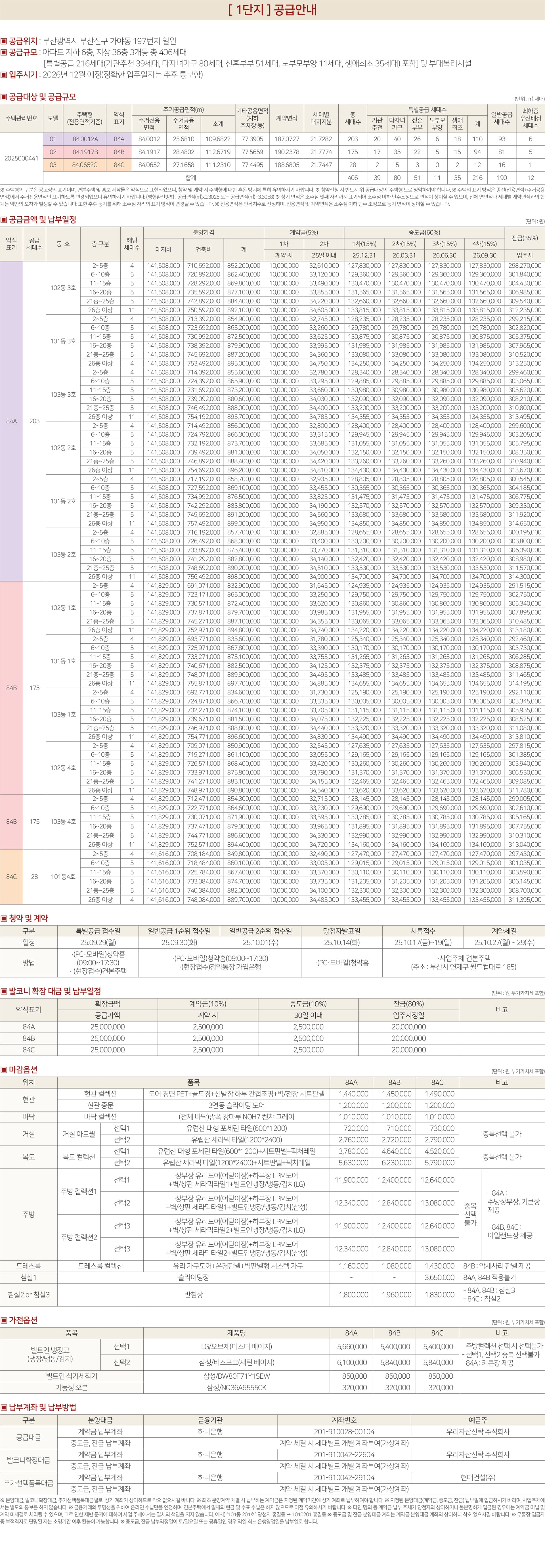 가야 힐스테이트 분양가 01