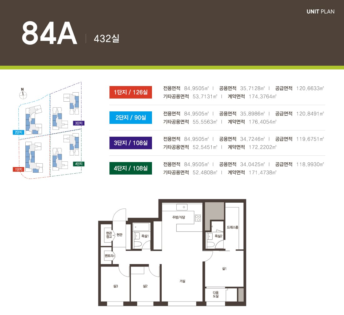 84A 평면도